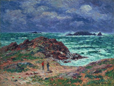 A Squall, Finistere, 1911 by Henry Moret
